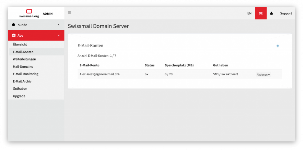 Mailbox management in one place